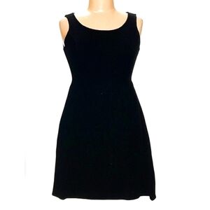 Armani Collezioni Black Sleeveless A-Line Mini Dress 8